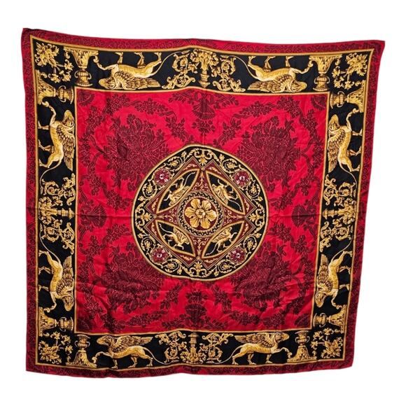 Thomas Jefferson Monticello Memorial Foundation 100% Silk Scarf Made in Japan - Picture 4 of 7